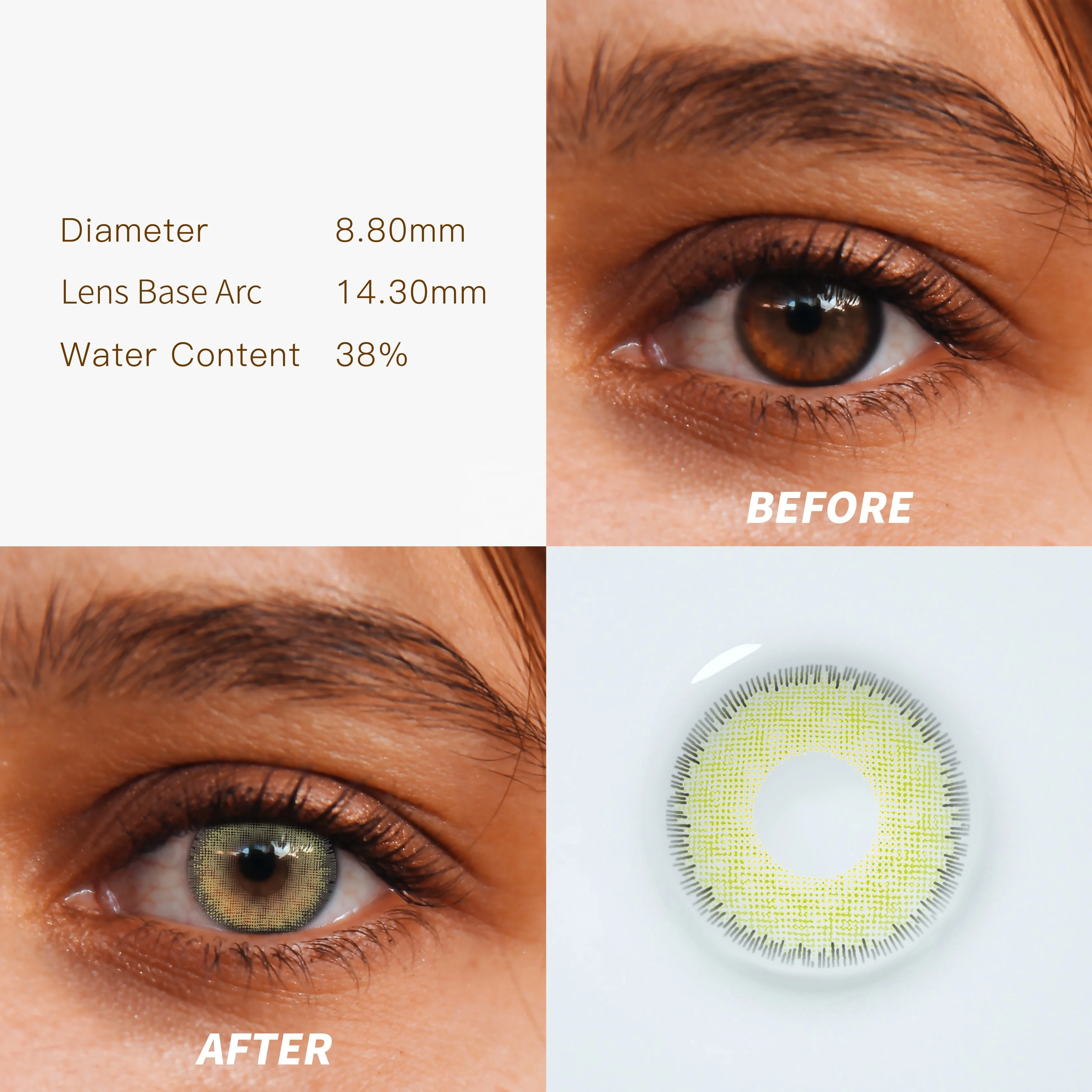 wholesale colored contacts natural accept Private label new look great quality color contact lenses