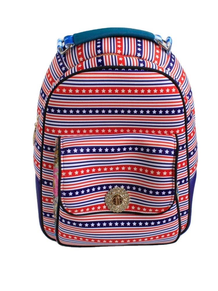 New design children backpack neoprene waterproof kids school bag