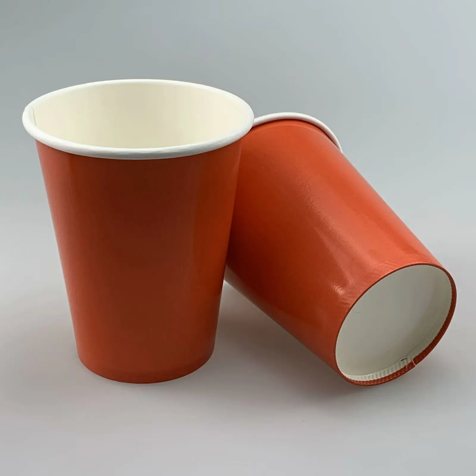 12oz Cold Drink Paper Cup Double Pe Coated Furit Paper Cup With Lid