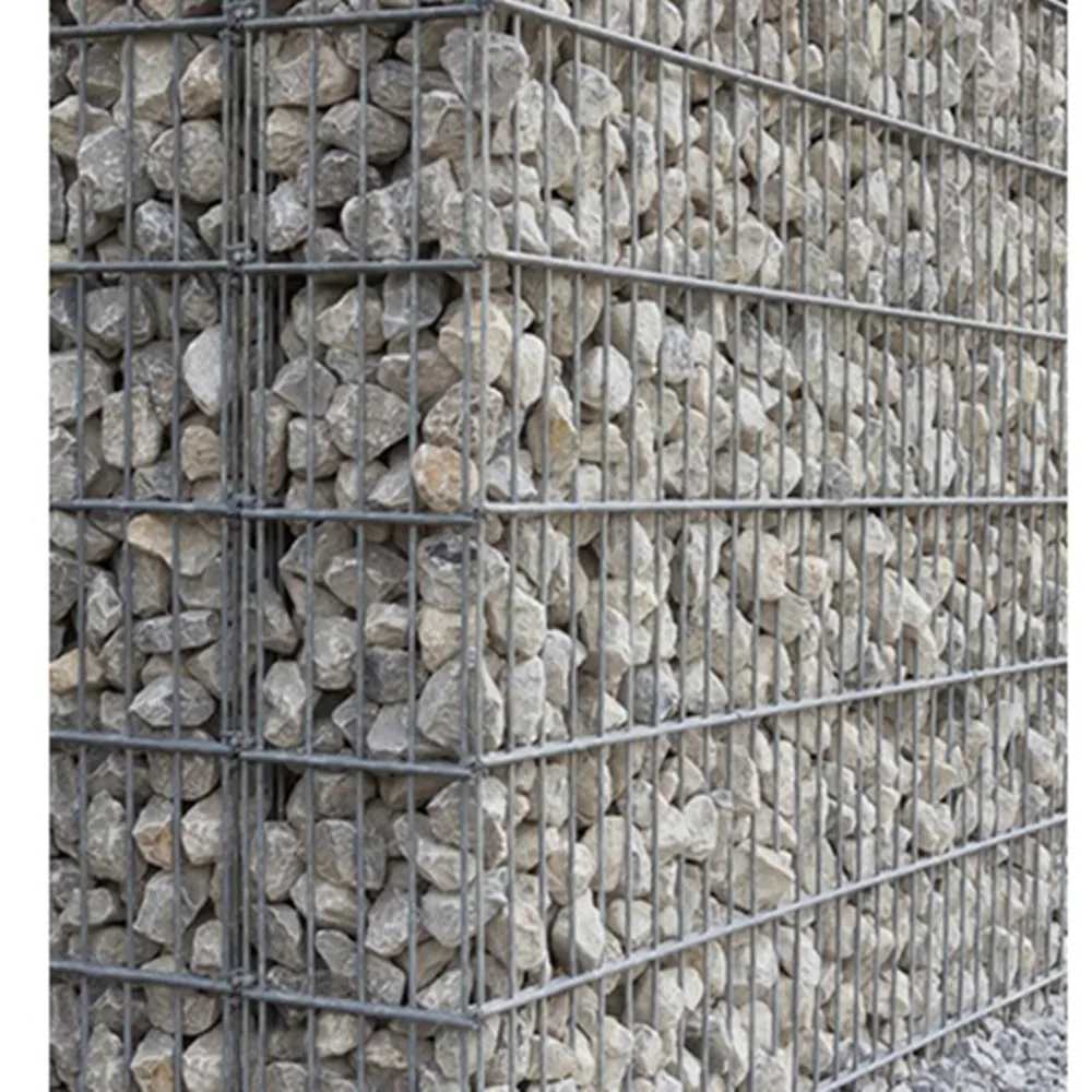 High corrosion-resistant welded gabion box basket retaining wall stone cage wire mesh