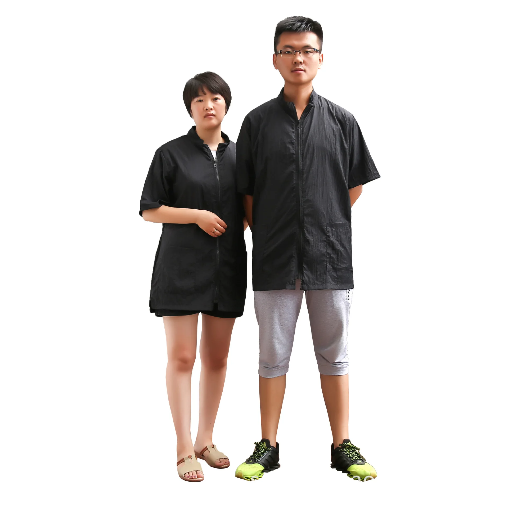 Pet shop beautician work clothes accept custom printed LOGO hair-proof and waterproof cat and dog bathing and shearing apron