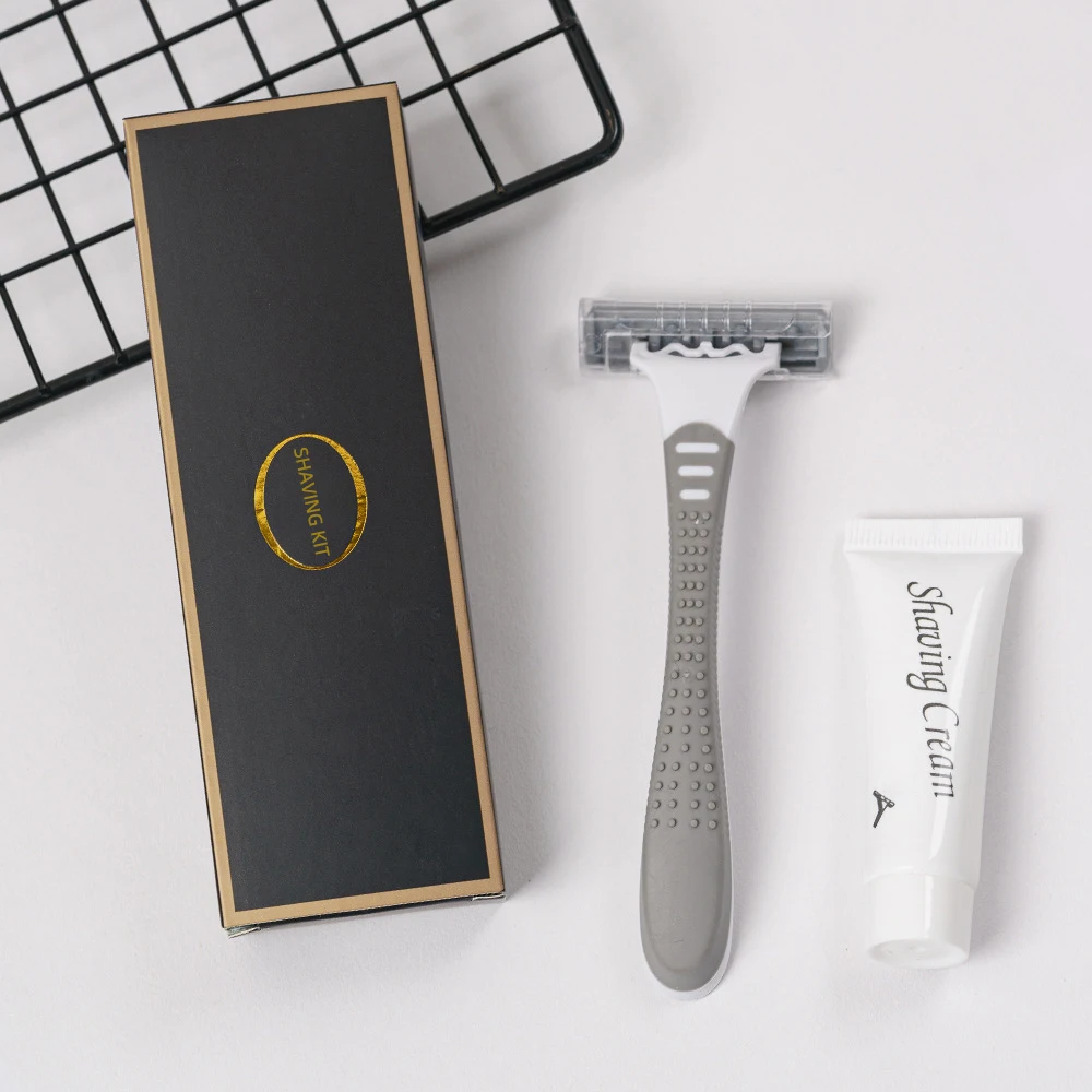 Custom Logo Travel Size Hotel Toiletry Kit Packaging Amenity Hotel Amenities Set Luxury Bathroom Toiletries Hotel Supplies