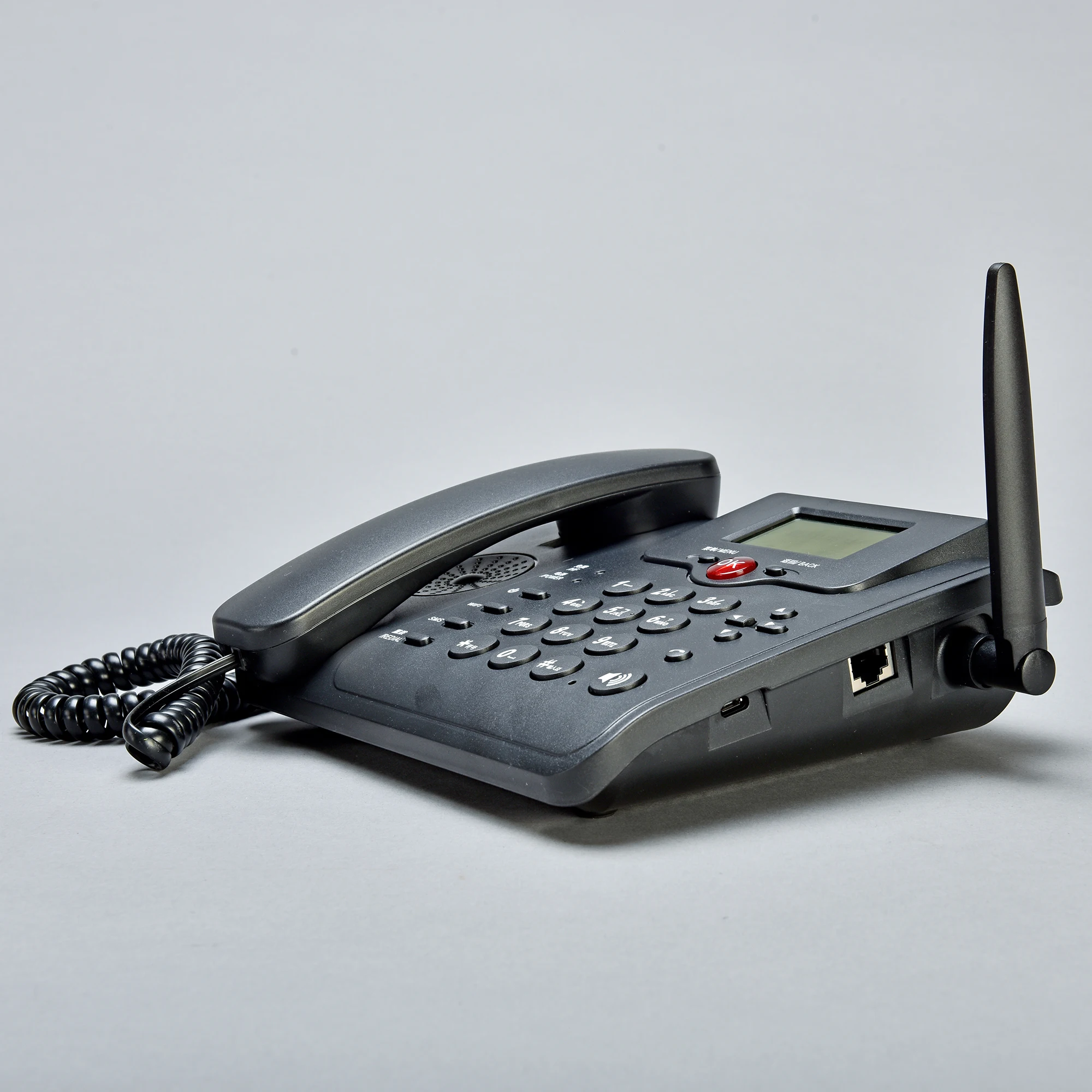 4G LTE Wireless Desktop Phone with WiFi hotspot Cordless telephone with RJ45 MIFI Port  office desktop phone