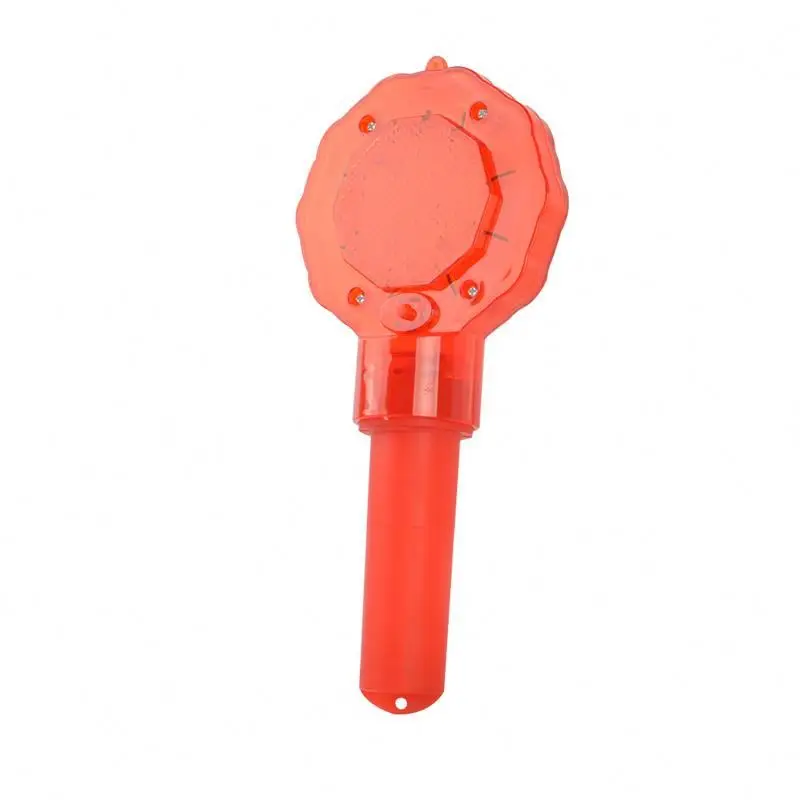 Hand-held plum blossom warning light Traffic road warning LED lamp bead warning light Stop sign traffic indicator