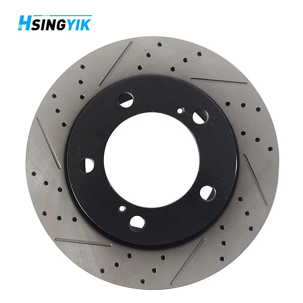 43512-60180 High Performance Auto Spare Parts Drilled Brake Disk For Land Cruiser