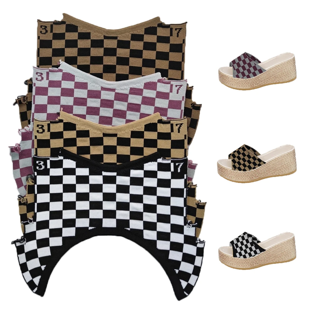 Special Price Breathable And Comfortable Knitted Fabric For The Shoe Upper Of Slippers Vamp