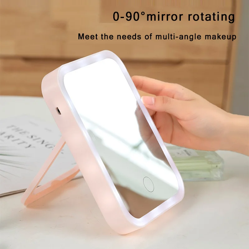 24 hours ship Make Up Mirror Desktop Makeup Mirror With Lights