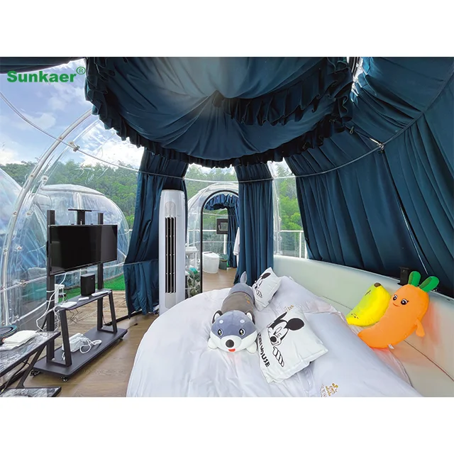 High Quality Outdoor Pc Polycarbonate Star Room Igloo Glamping Geodesic Houses Dome Tent Hotel Room From China