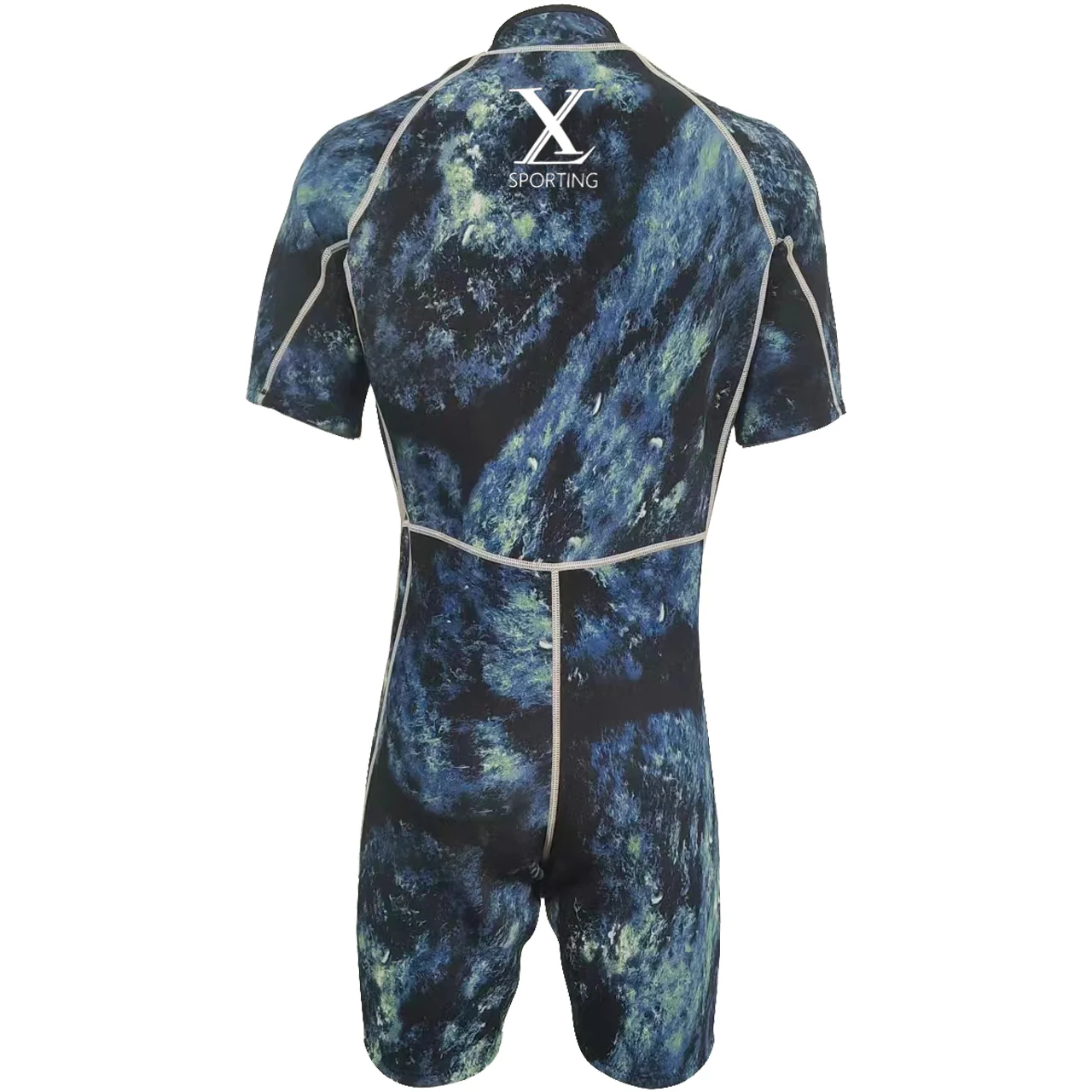 DIVE and SAIL Men Women 2mm Short Sleeve Neoprene Swimsuit Snorkeling Freediving Wet Suit Swimming Surfing Diving Shorty Wetsuit