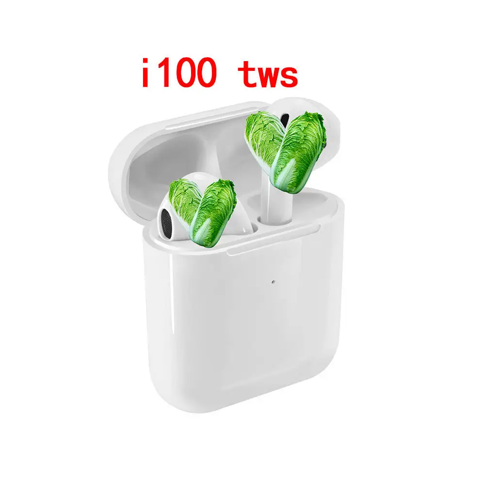 
free shipping Newest 2019 self design tws wireless headphone earphone i100 
