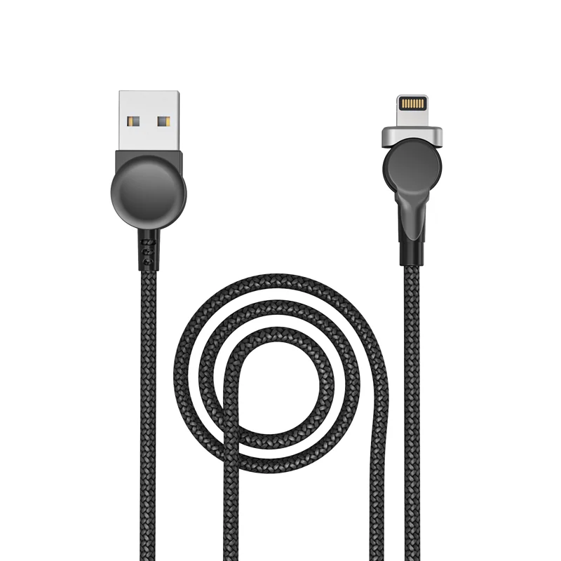 2022 Hot Sale 180 Degree Rotating Data Magnetic Usb Cable For Phone
