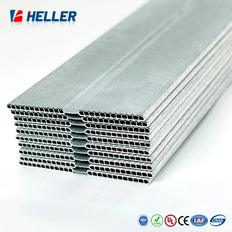 Finishing alloy-coated flux tube large 25-hole 87 * 3 3003 microchannel flat aluminum radiator tube