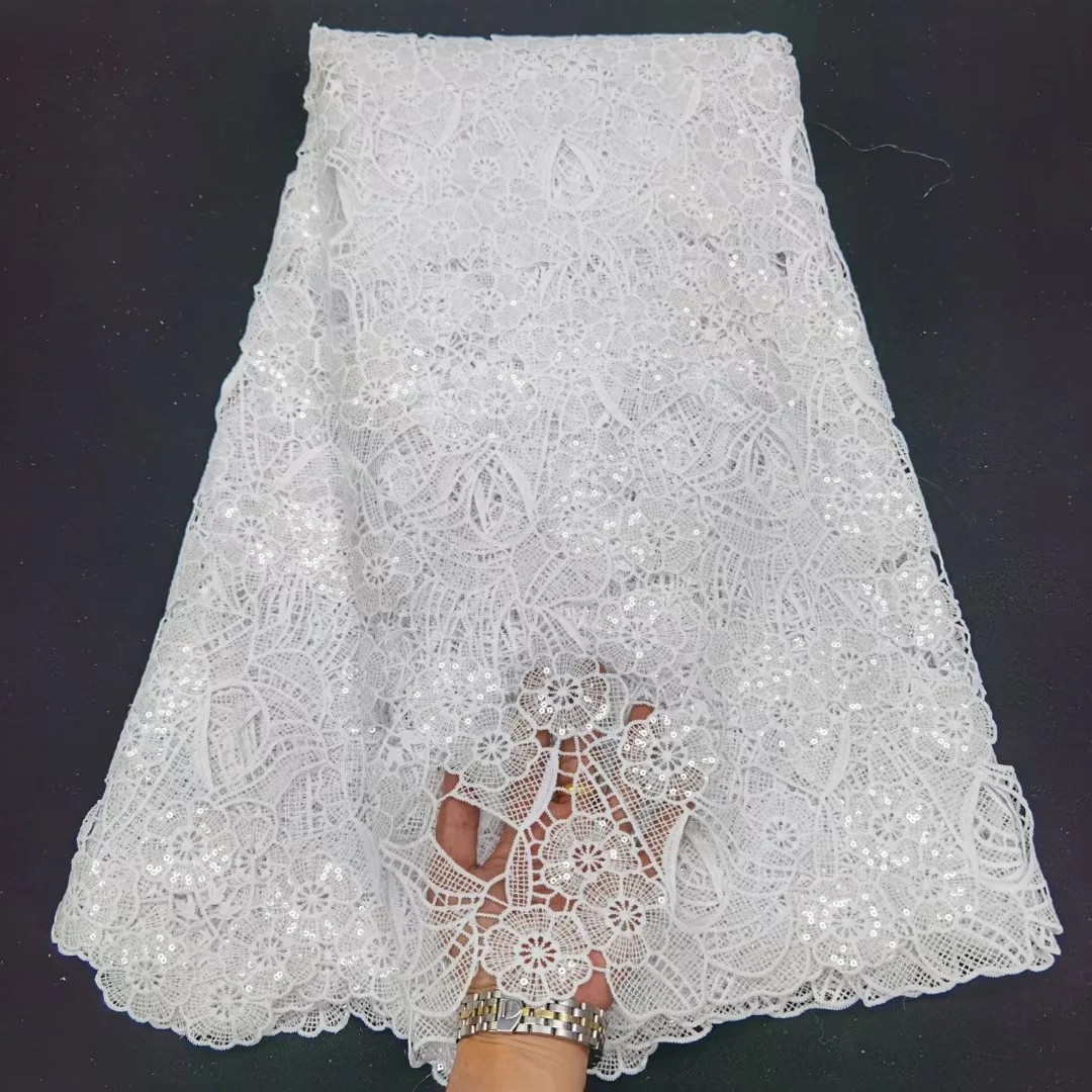 MIRAFEEL dry lace fabric nigerian beads bridal cording lace tulle luxury lace fabric with beads sequins 3d  CX1467