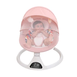 Baby Rocking Chair New Style Smart Bluetooth Electric Cradle Bed With Music Electric Swing Newborn Shaker