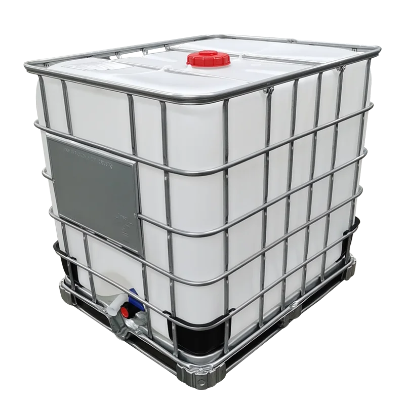 1000 л IBC HDPE Химический бак с металлическим каркасом 1 тонна Пластиковый бочонок контейнер для хранения воды