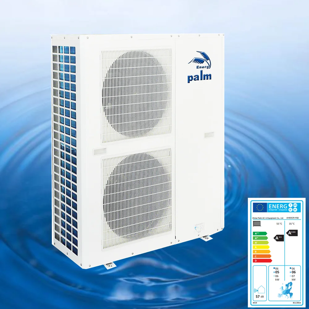high quality European style DC inverter air source  heat pump water heater room heating inverter