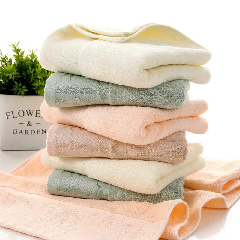
direct factory buy bamboo towel with bamboo jacquard thick and soft high quality face wash towel no wool wholesale china product 