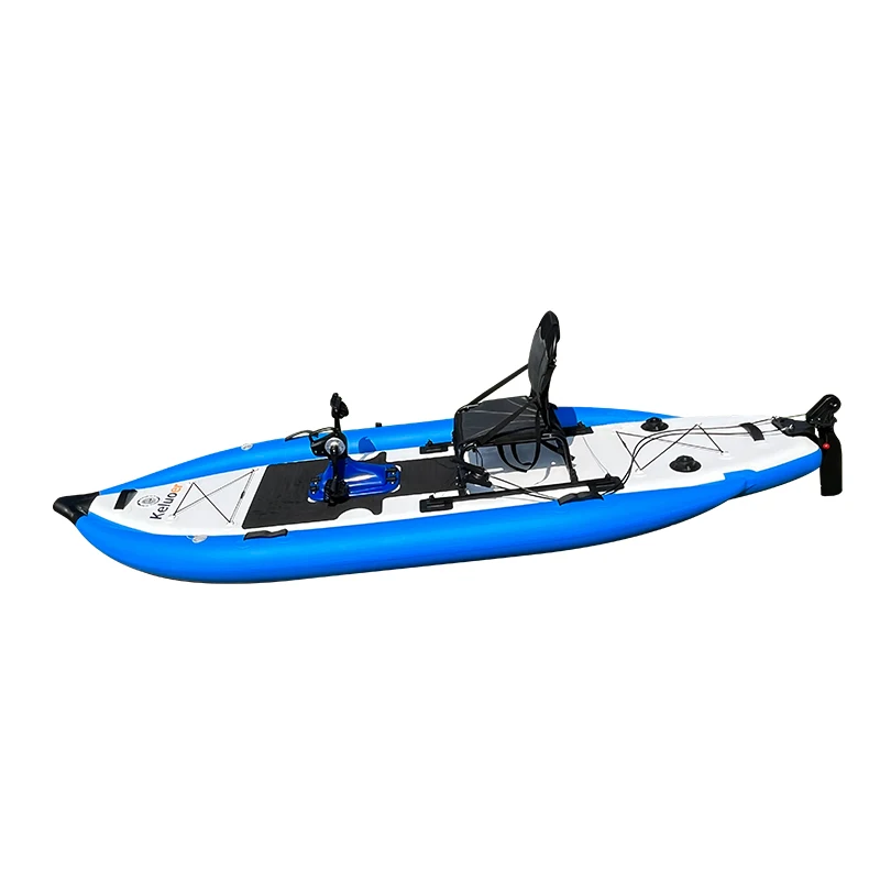 2024 New Design Seat Fishing Kayak Foot Driven Pedal Tricycles Fishing Board SUP Kayak
