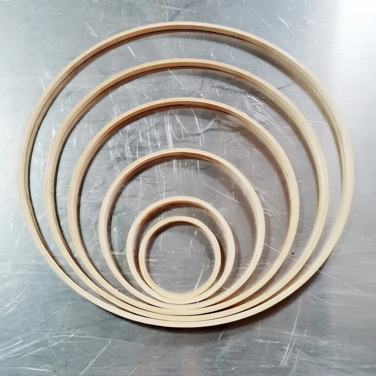 Large Wreath Craft Rings Circles Macrame Hoops Diy Dream Catcher, Wedding Decor, Wall Hanging Crafts Wooden Bamboo Floral Hoop