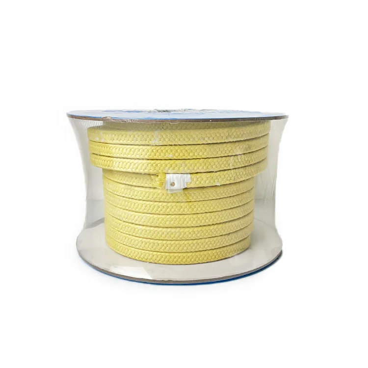 Wear Resistant Pure Aramid Fiber Gland Packing with Lubricant and PTFE