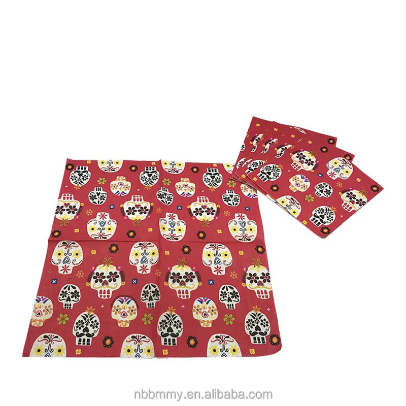 Factory wholesale high quality wedding folding paper napkins