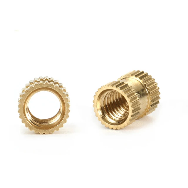 Insert OD Female Thread Embedding Brass Knurled Nut 4