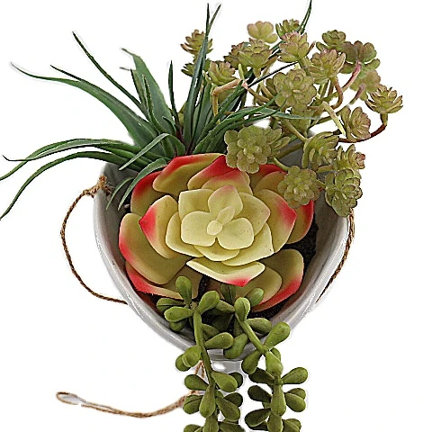 New Design Custom Mini Bonsai Faux Succulent Artificial Plant Potted  Decorative Garden Home Desktop Decoration