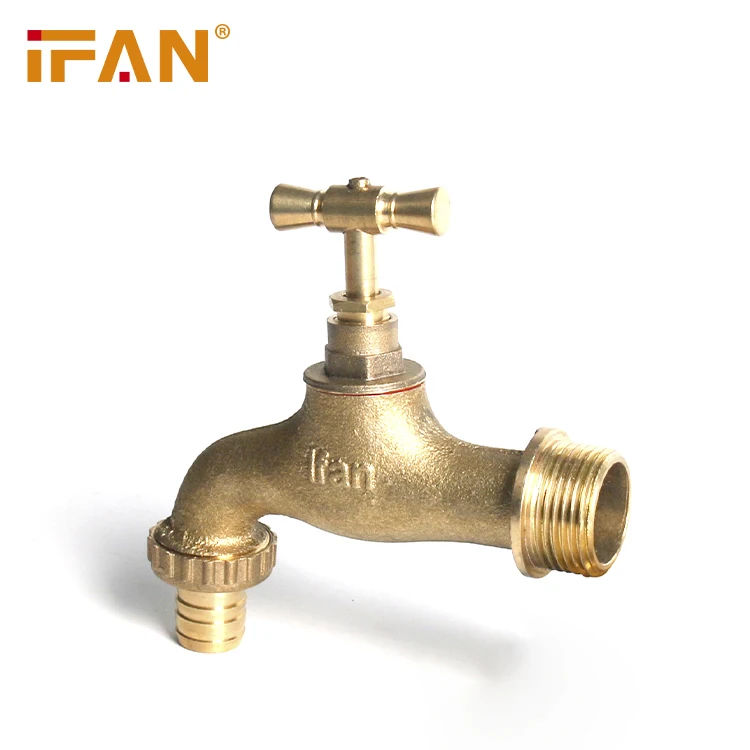  Китайский производитель IFAN недорогие краны Bibcock 1/2 '-3/4' PN25 наружный садовый латунный кран с