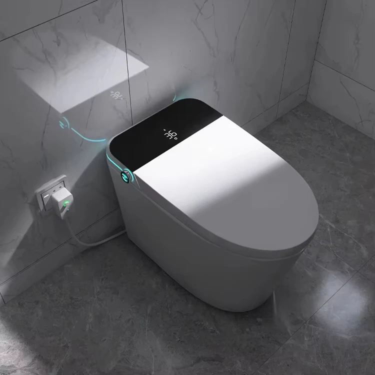 2024 NEW Products Automatic flush sensor toilets intelligent smart wc bathroom automatic toilets smart toilet