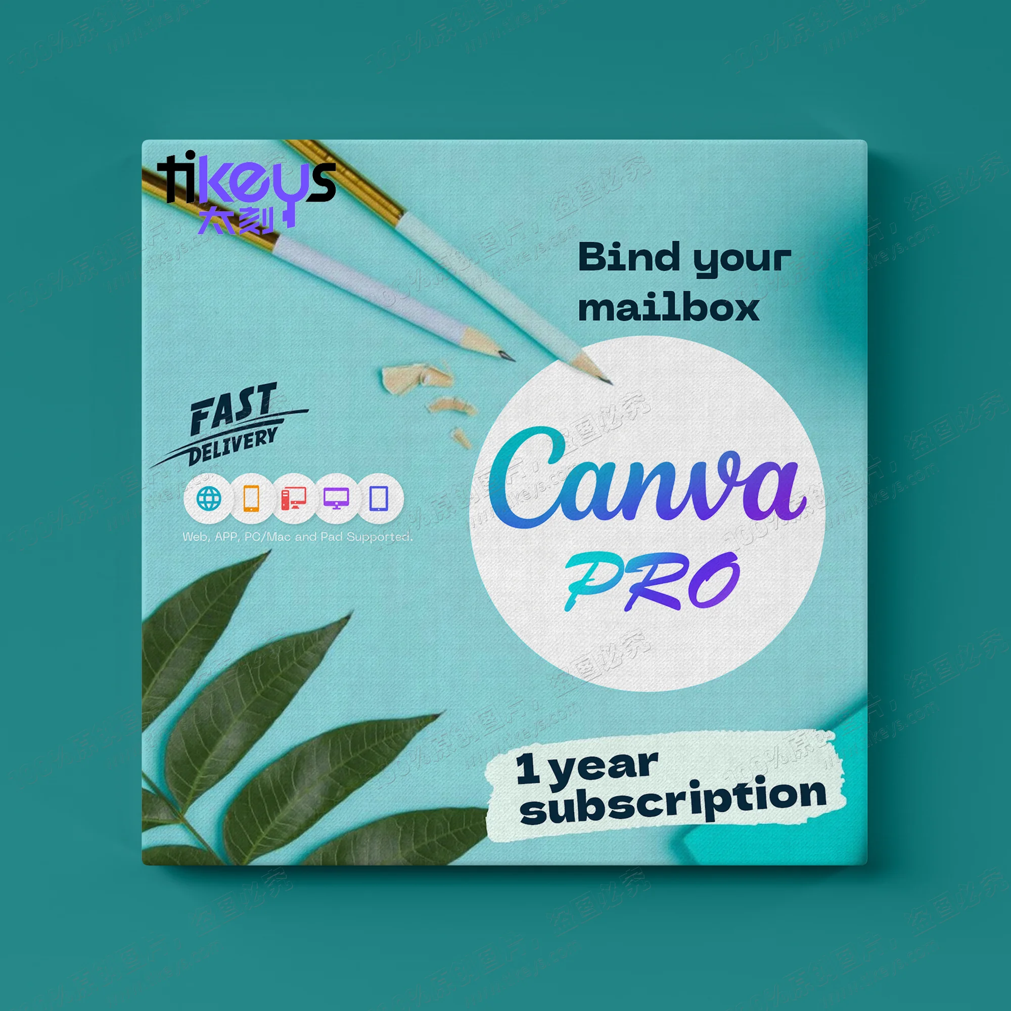 24/7 Online Canva Pro Private Account 1 Year Subscription Commercial Use Official Genuine Online Graphic Design Software