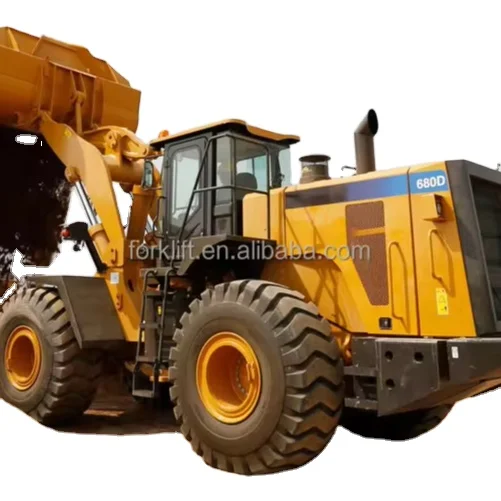 Высокомощный 5-тонный фронтальный погрузчик SEM680D 4 м³ землеройная машина с мощным двигателем на продажу