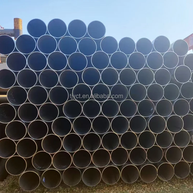 High Quality API 5L Oil Gas Spiral Welded Carbon Steel Pipe Large Diameter round Section 6m Length Q235 Ss400 ASTM A36 LSAW SSAW