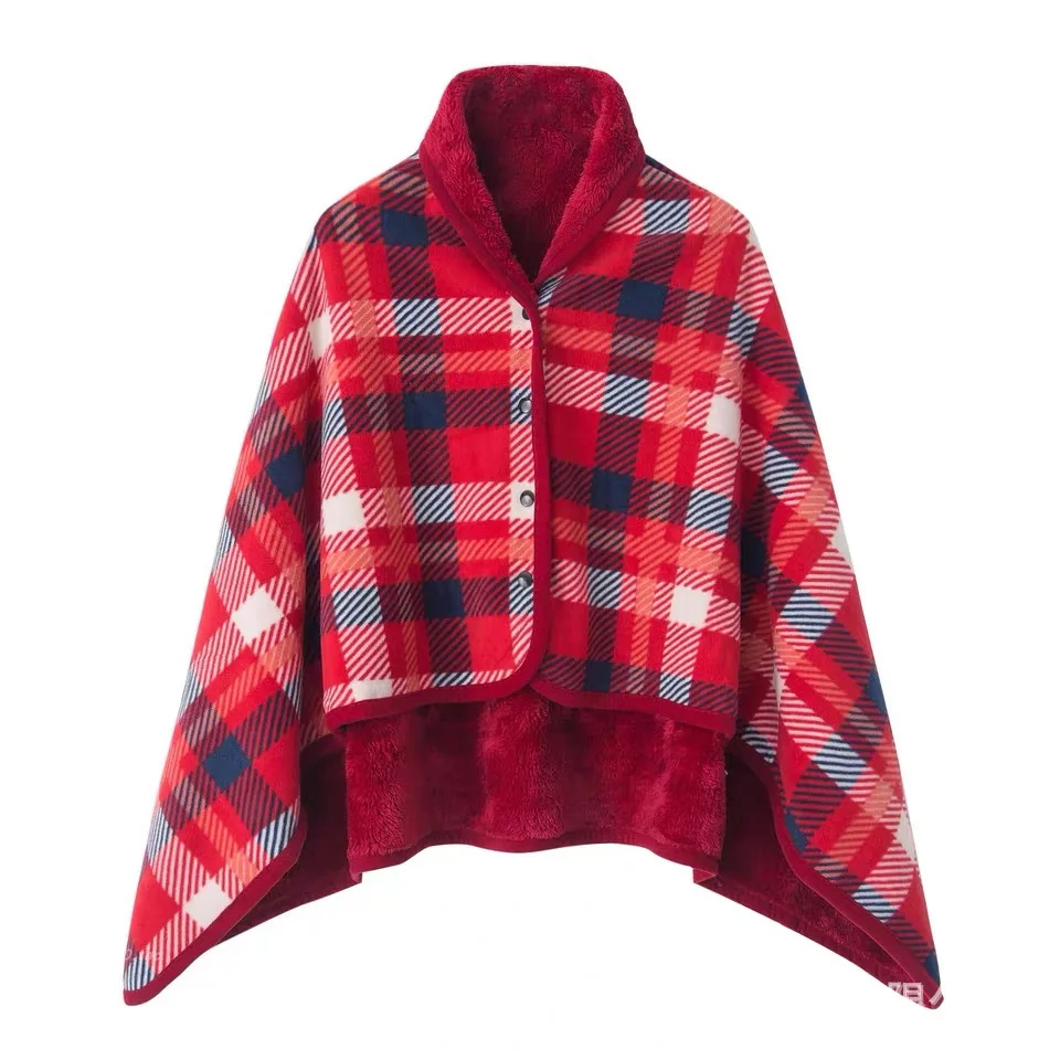 classic fleece sherpa check plaid throw lap blankets