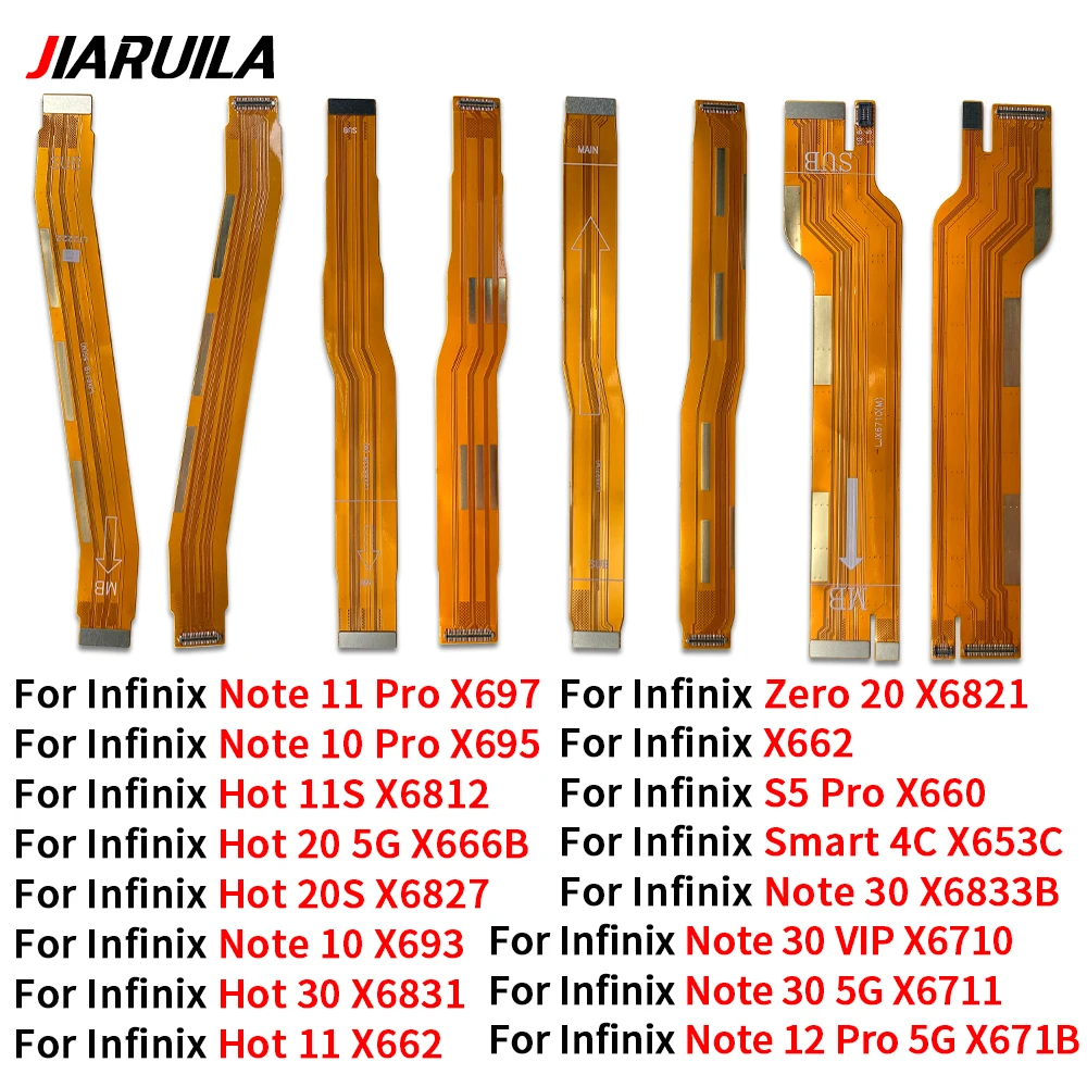 Replacement motherboard Conector flex For Infinix Hot 11 11s 20 20S 30 Note 10 Pro 11 Pro 12 30 X6821 X695 X687 X662 X6812 X6827