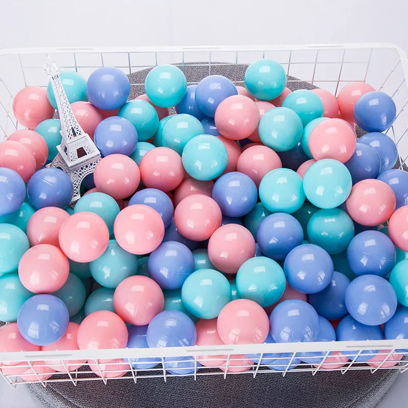 Wholesale  Soft Plastic Ball Pit Balls 7 Colors Elastic Ocean Ball Kids