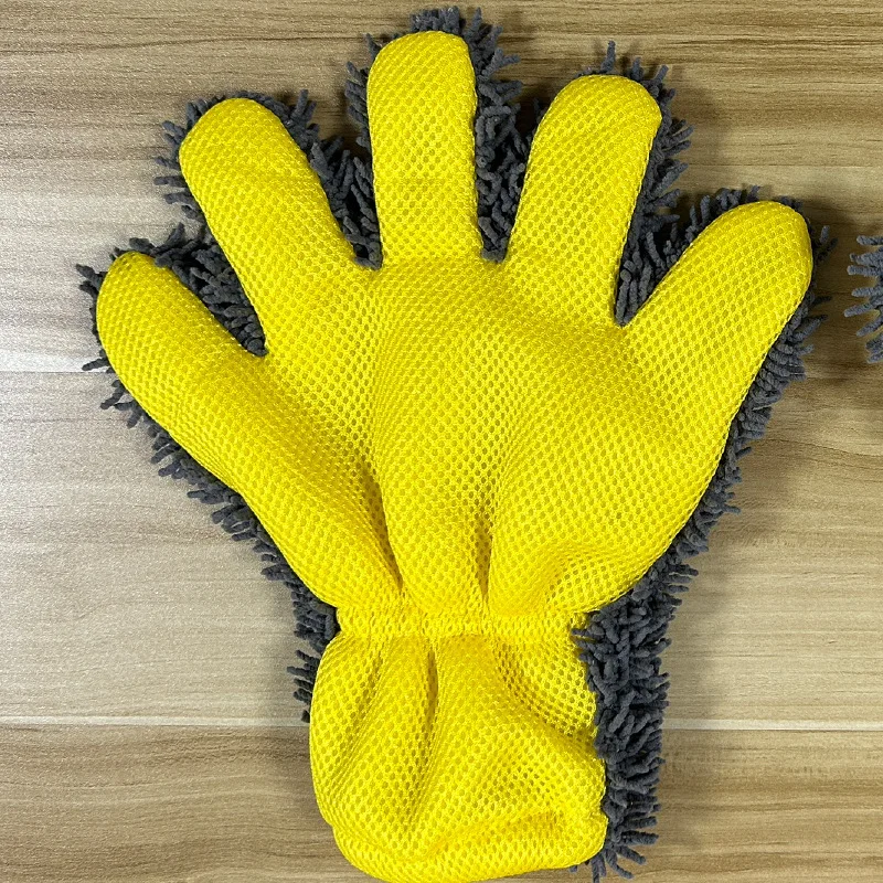 Ultra-Absorbent Microfiber Car Wash Mitt - Detailing and Cleaning Glove for Superior Car Care