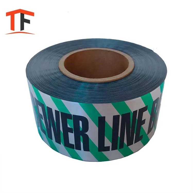 Detectable Buried Barricade  Warning Tape