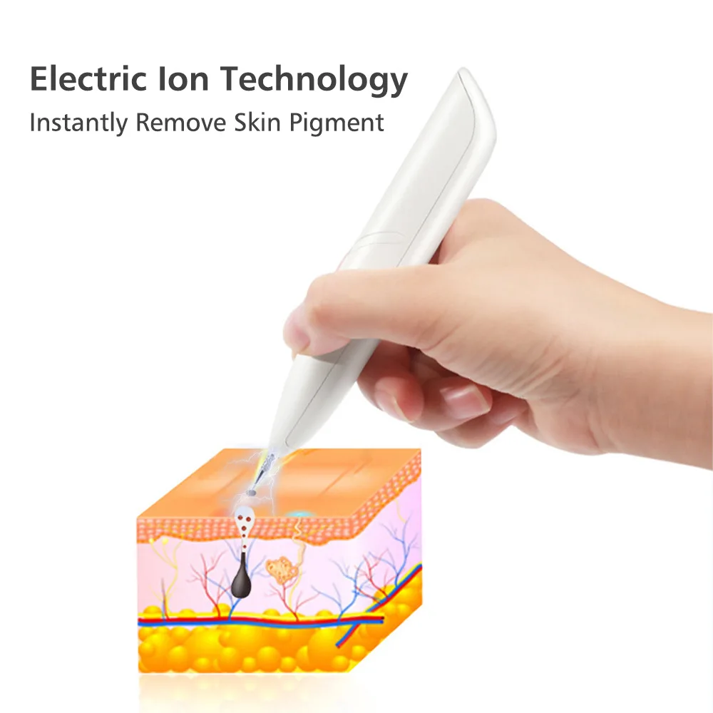 Professional Plasma Pen Skin Tag Remover Mole Tattoo Warts Black Dots Papilloma Spot Face Blemish Freckle Removal