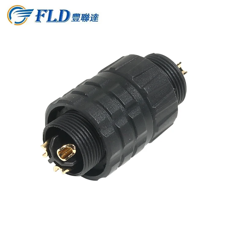 FCONNR IP67 Pull Self-locking 3 Core Power Cable For LED Display