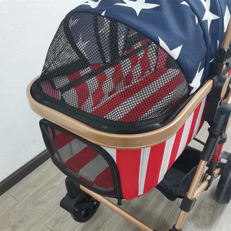 pet stroller with pet carriers and dog accessories
