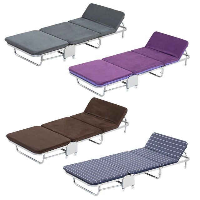 
Bedroom Folding Portable Furniture Space Saving Storage Fold Up Away Single Bed 