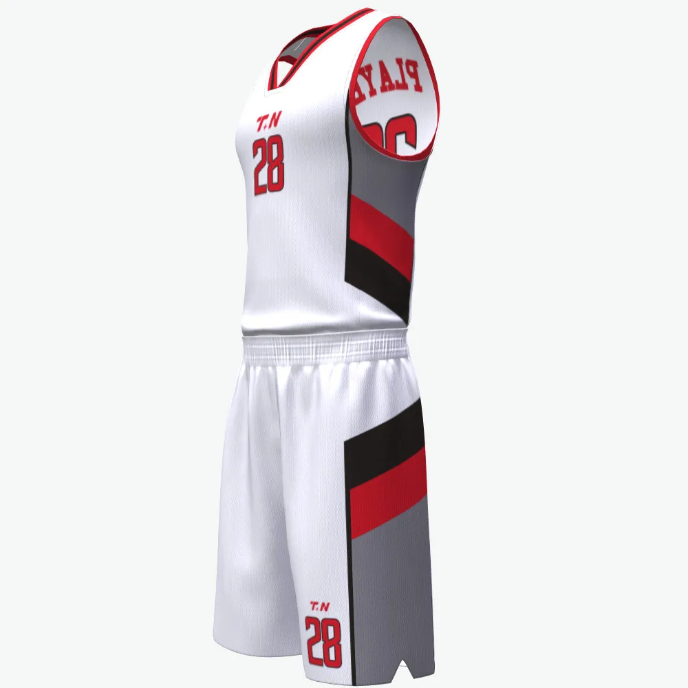 Wholesale Custom Men Basketball Uniform Sets Professional Breathable Dry Comfortable Shirts Cheap Basketball Jersey NBAA