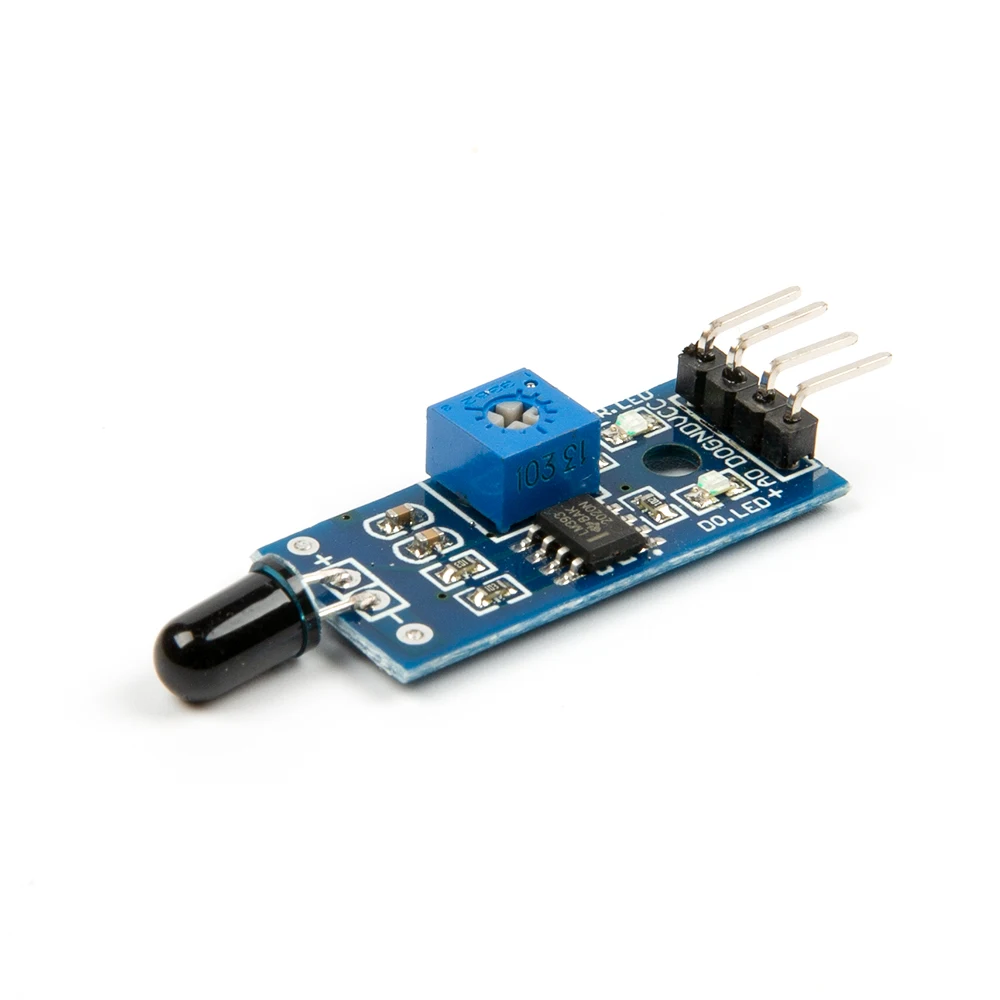 IR Flame Sensor Module Detector 4Pin Temperature Detecting Sensor Module