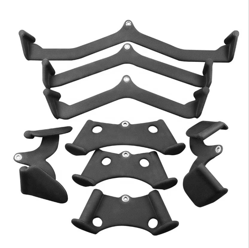 Back muscle training set gym exercise accessory 8pc 5pc handle set pulldown hand mag grip