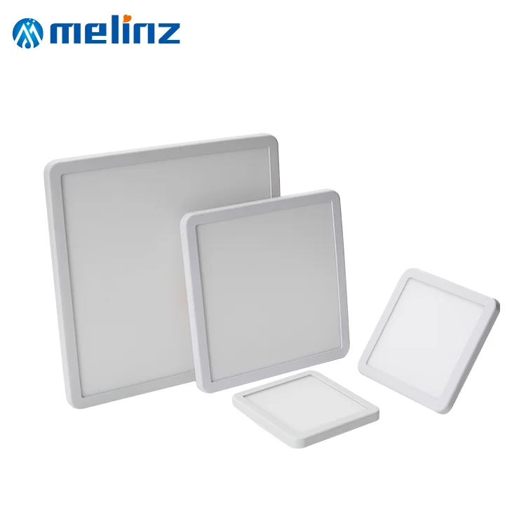 MELINZ Wholesale Round Square Bright Slim Recessed Aluminum White 6W 8W 15W 20W LED Panel Light
