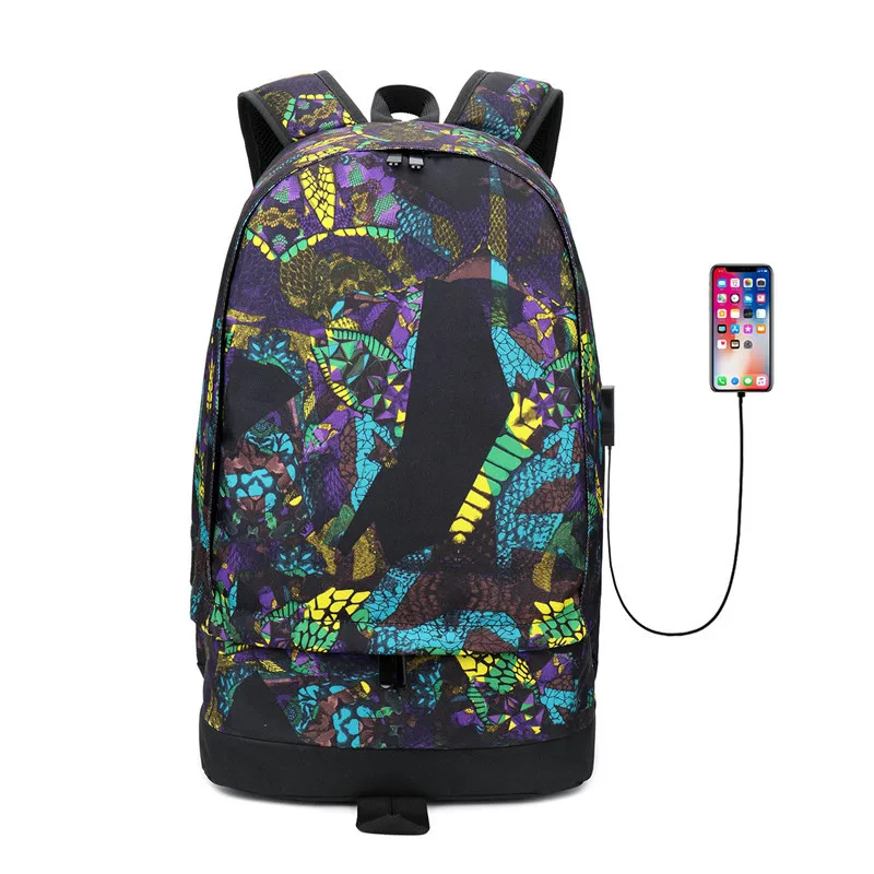 Fashionable waterproof backpack unisex gym sport football basketball backpack men outdoor sport backpack