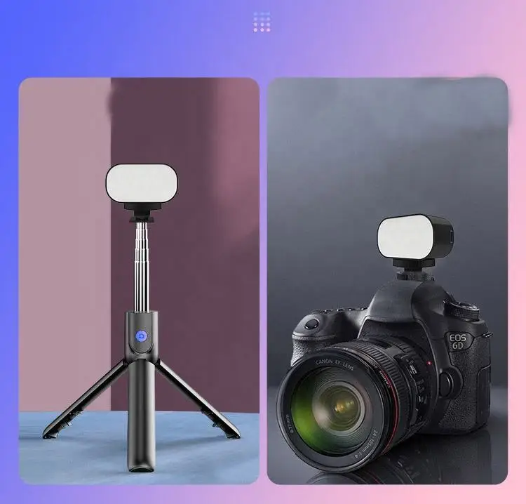 Digital Camera Photography LED Video Light Flash Fill in Lamp Oval Shaped RGB Ring Light photography light