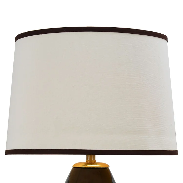 Chinese novelty decorative online shop bedroom circle porcelain table lamp for room