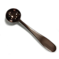 Copper Color 7.5 ml Tea Spoon 18/8 Stainless Steel Measuring Scoop Metal Measuring Spoon for Matcha Coffee Loose Leaf Tea