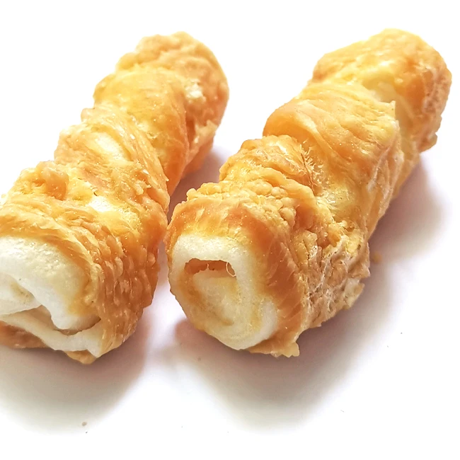 Wholesale High Quality Dog cat Treats and food High Protein Twisted Foaming Stick Wrapped with Chicken Dried jerky Pet Snacks